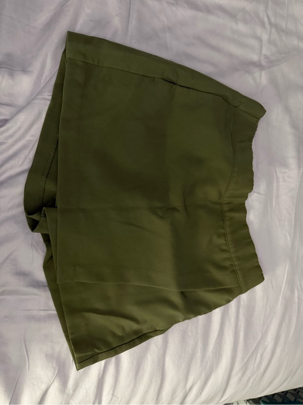 Olive green skirt